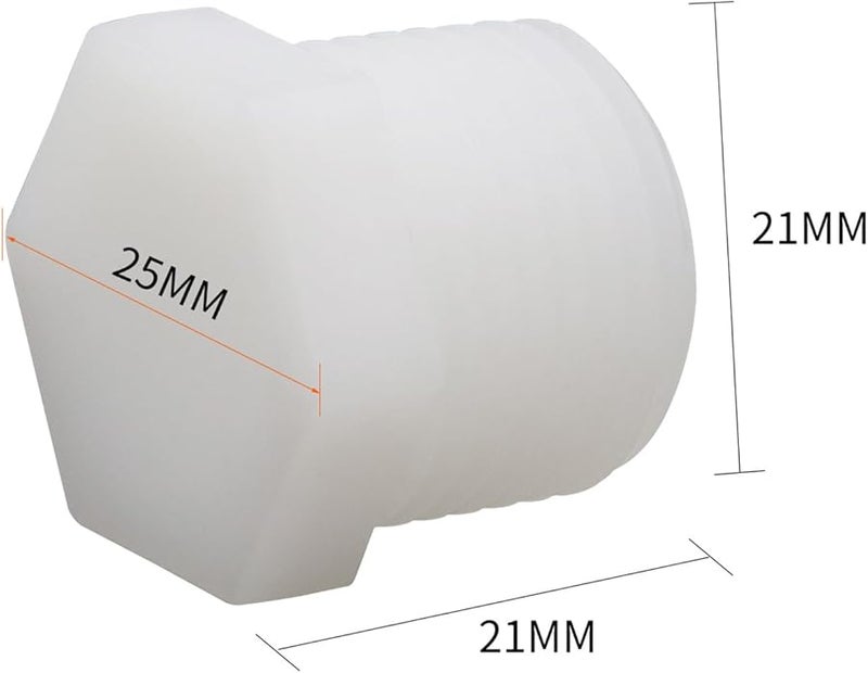 12 Pieces PVC Water Heater Drain Plug 1 2 Inch NPT Replacement for Trailer - Image 4